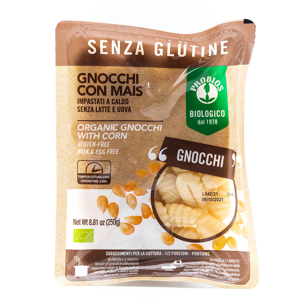 Gnocchi con mais biologico - Senza glutine - Probios