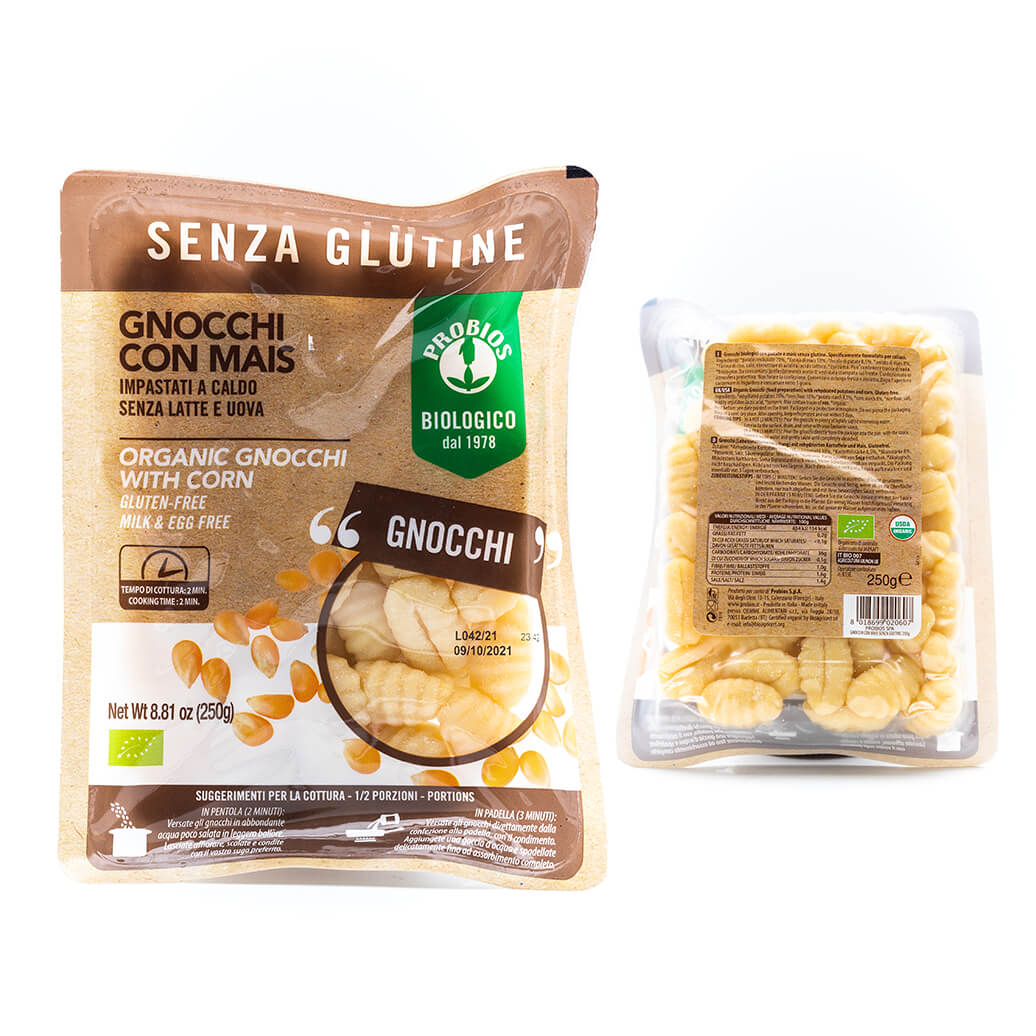 Gnocchi con mais biologico - Senza glutine - Probios