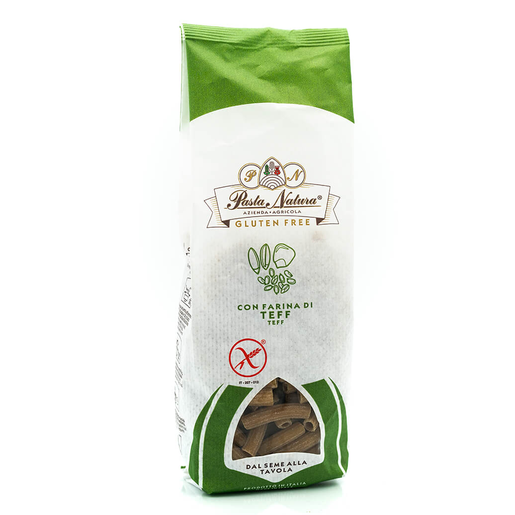 Rigatoni di Teff - Senza glutine - Pasta Natura