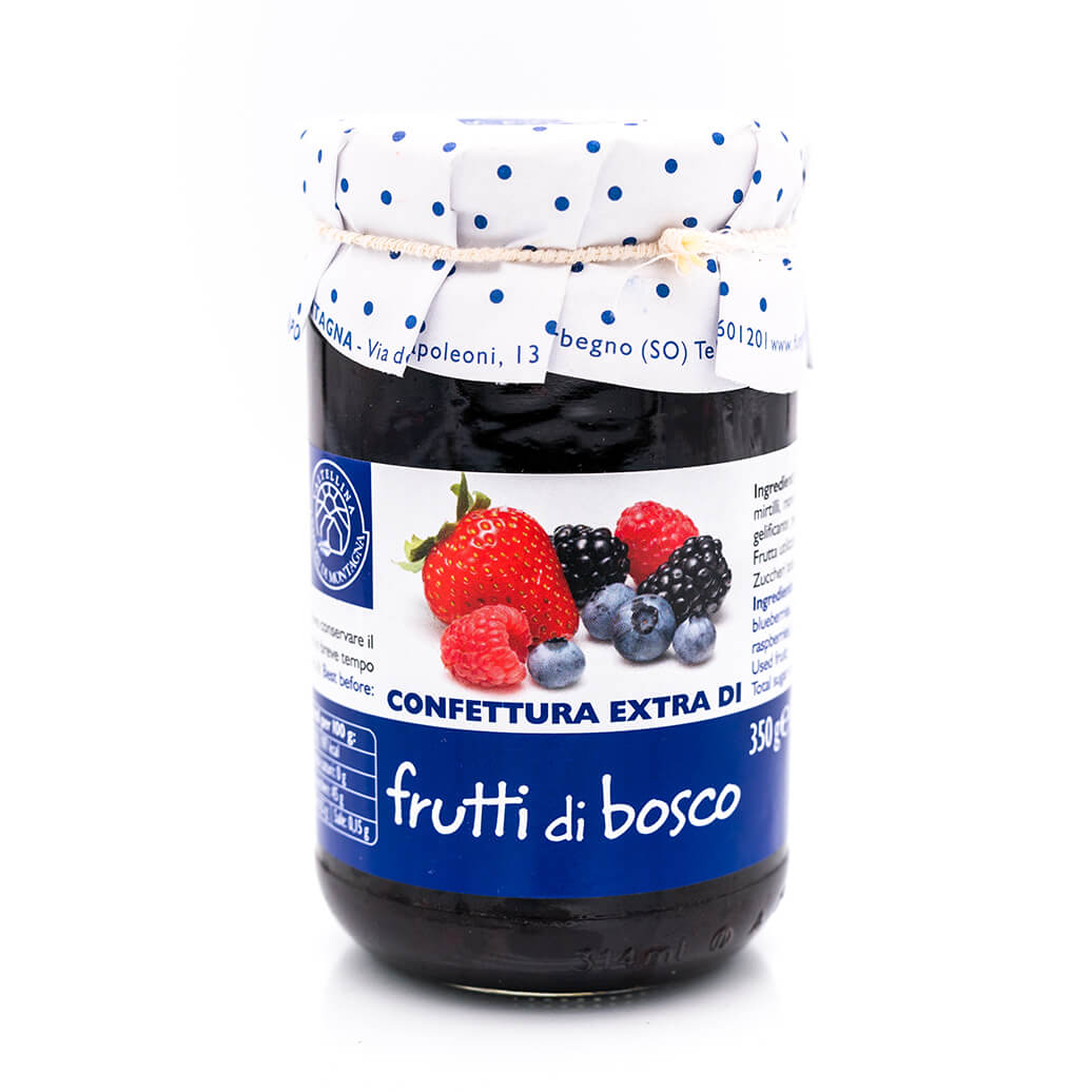 Confettura extra di frutti di bosco - Sapori di Montagna Fronte
