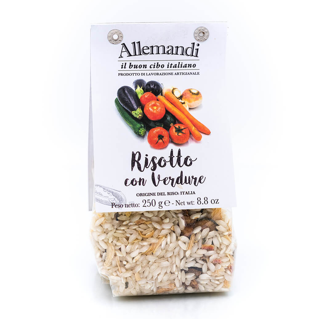 Risotto con verdure - Preparato per risotti - Allemandi Fronte