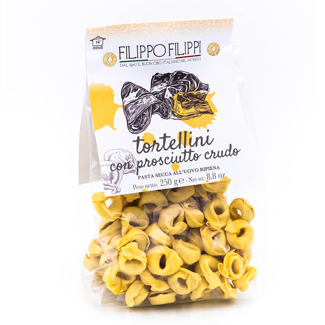 Tortellini con prosciutto crudo - Pasta all'uovo - Allemandi Fronte