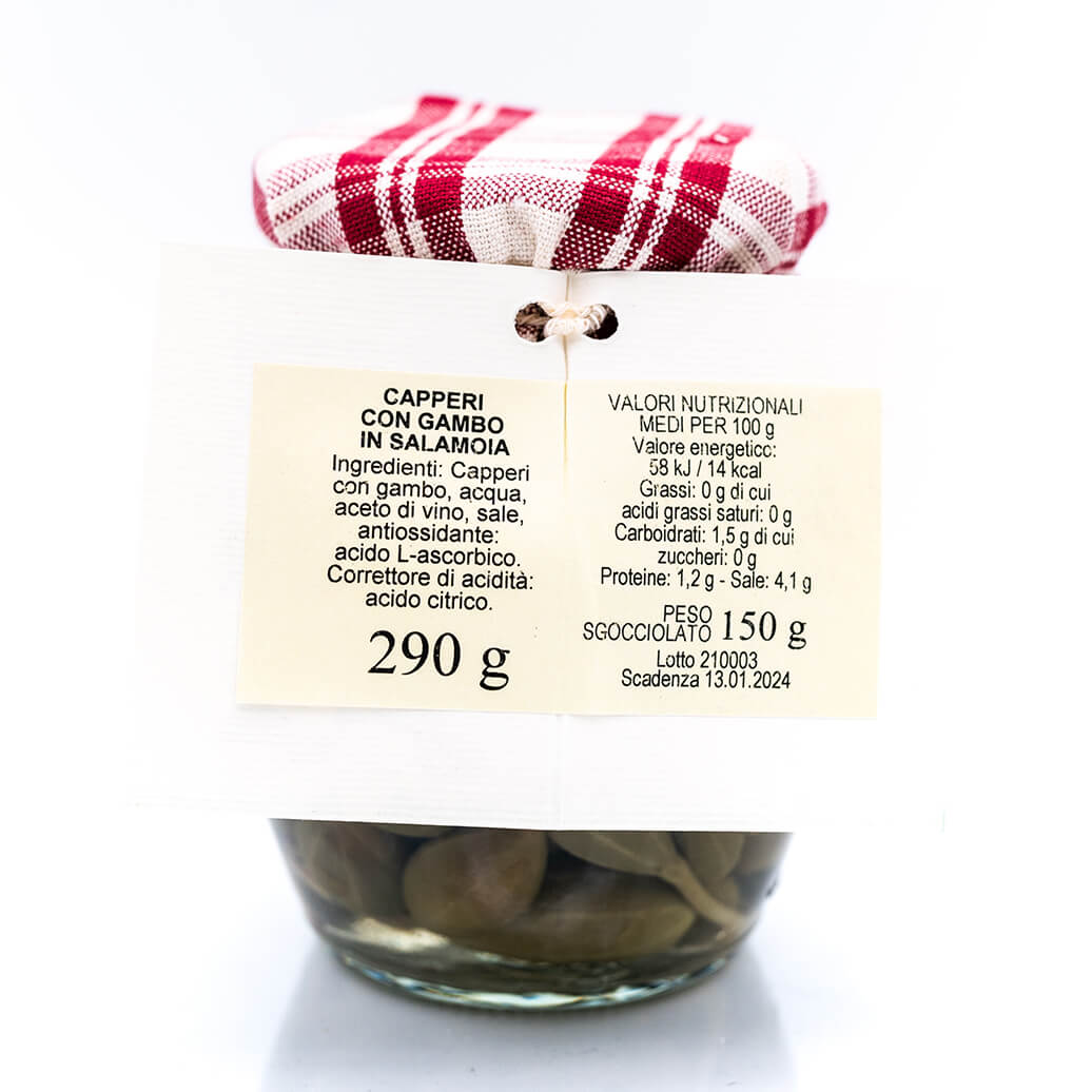 Capperi con gambo - Sapori di Montagna