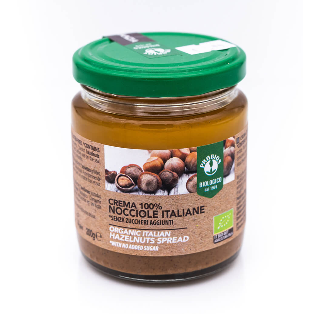 Crema di nocciole italiane - Biologica - Probios fronte