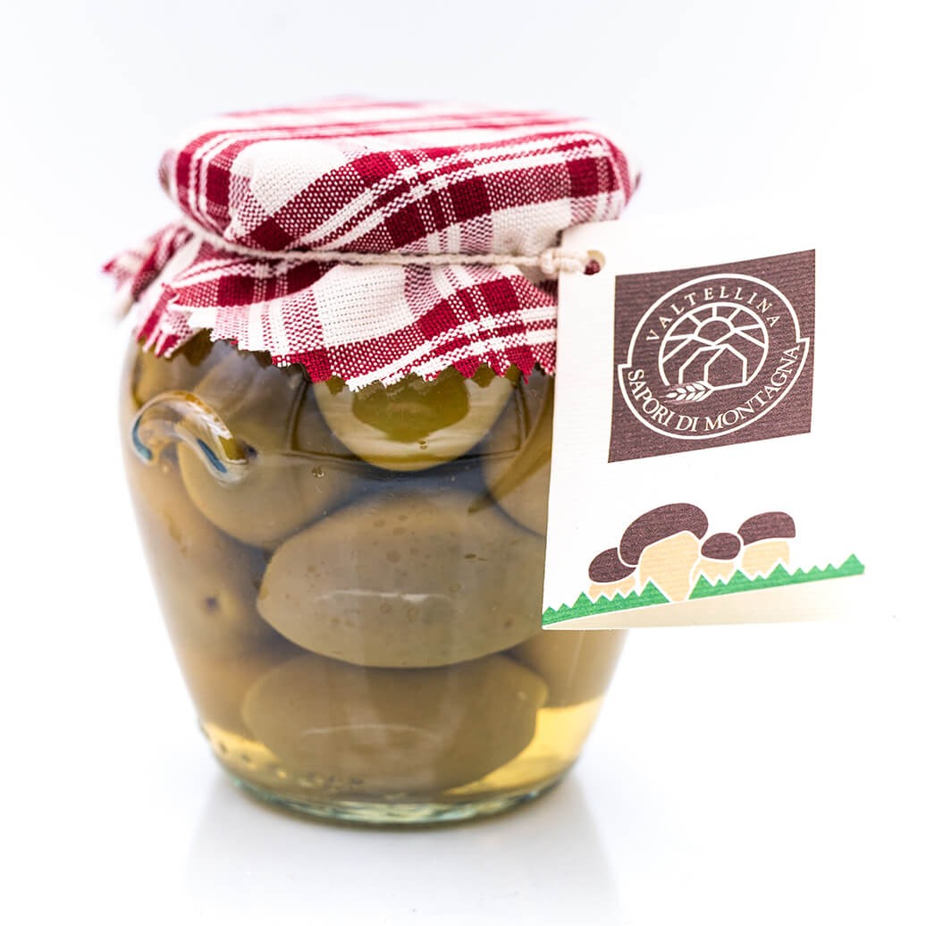 Olive extra in salamoia - Sapori di Montagna Fronte