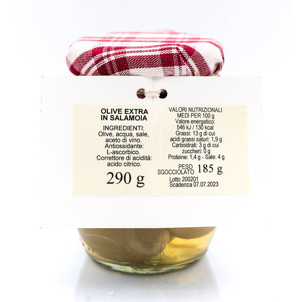 Olive extra in salamoia - Sapori di Montagna Retro