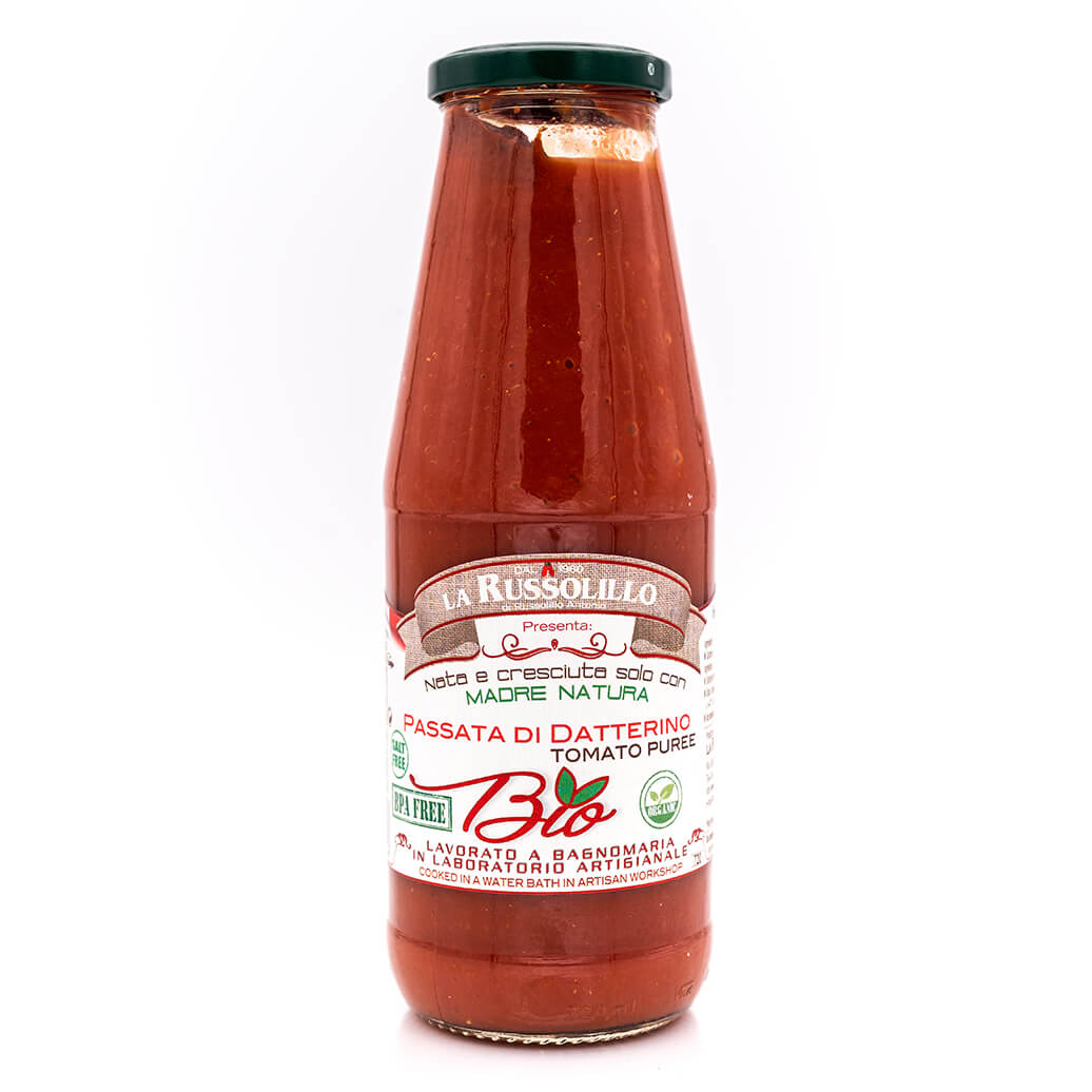 Passata di pomodoro Datterino - Biologica - La Russolillo Fronte