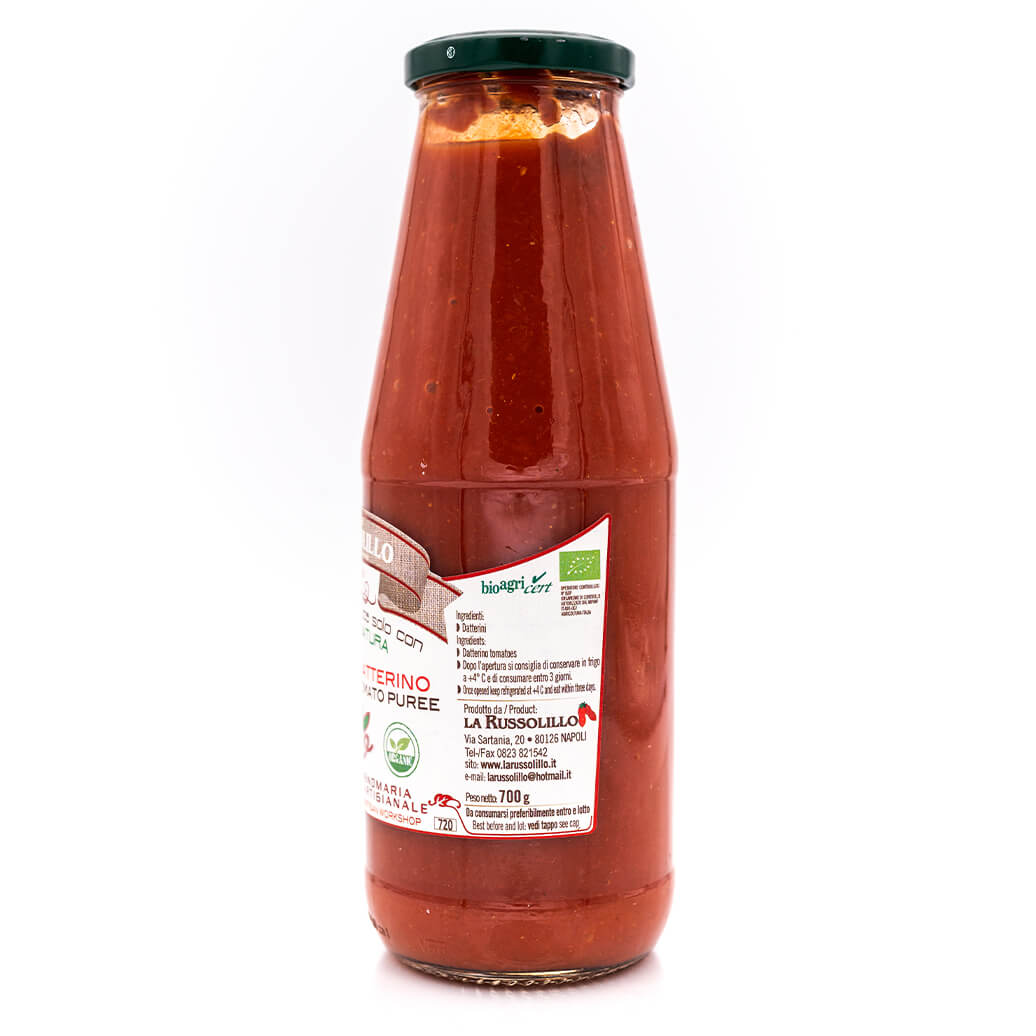 Passata di pomodoro Datterino - Biologica - La Russolillo Retro