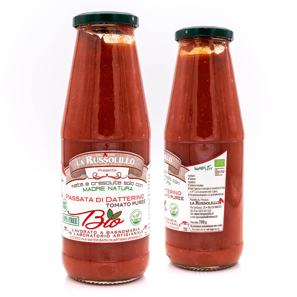 Passata di pomodoro Datterino - Biologica - La Russolillo