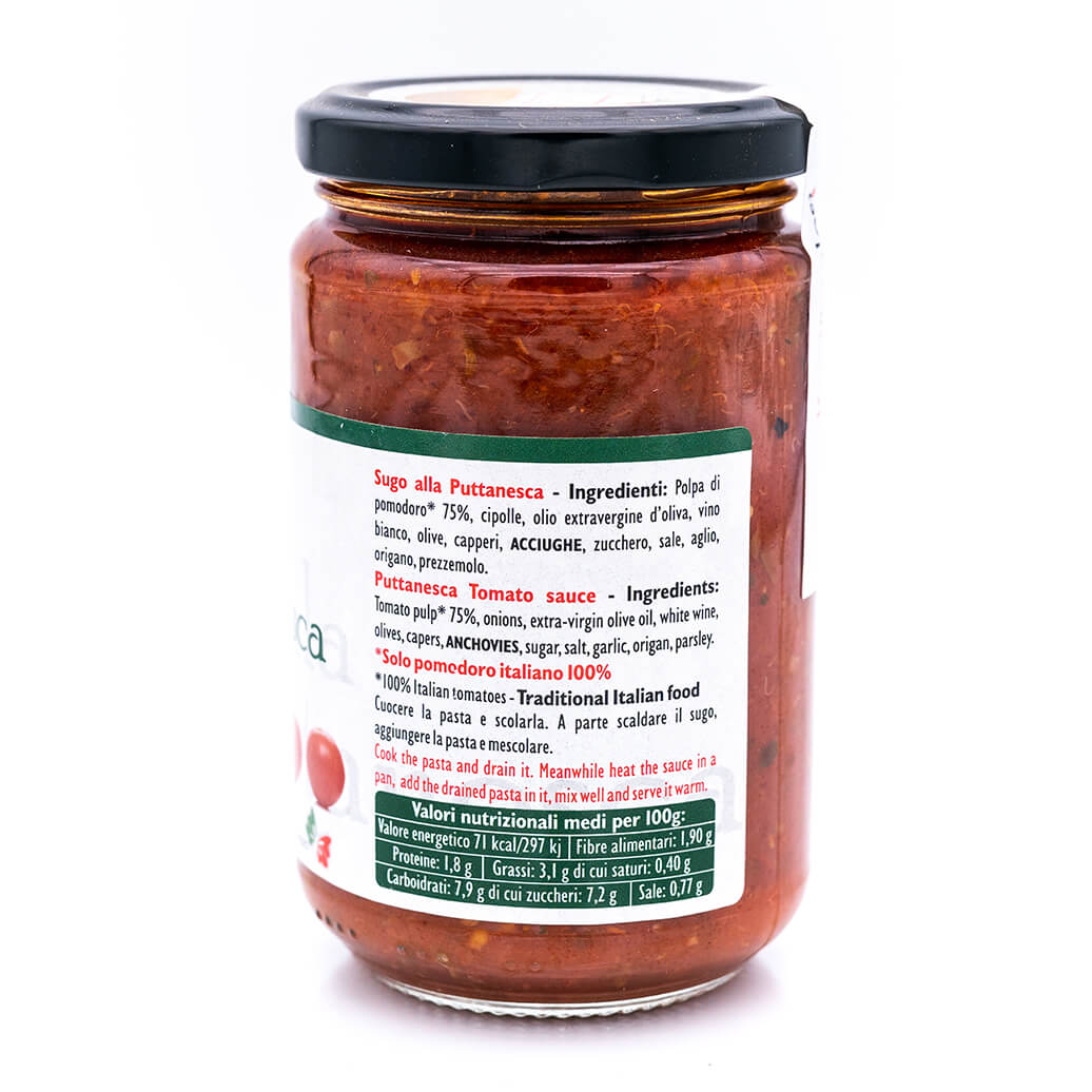 Sugo alla puttanesca - Rossi&Golosi - Sapori di Montagna