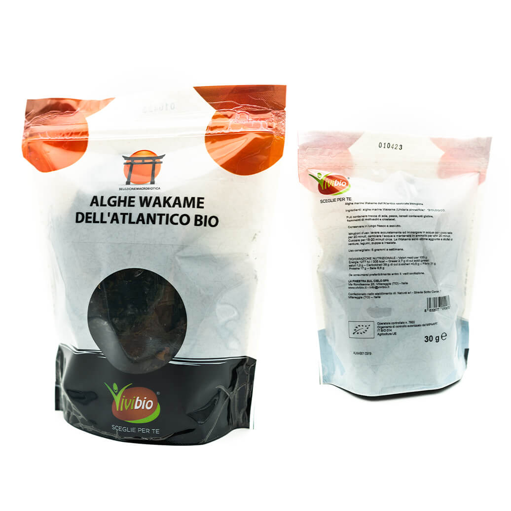 Alghe Wakame - Biologico - Dieta Macrobiotica - Vivibio
