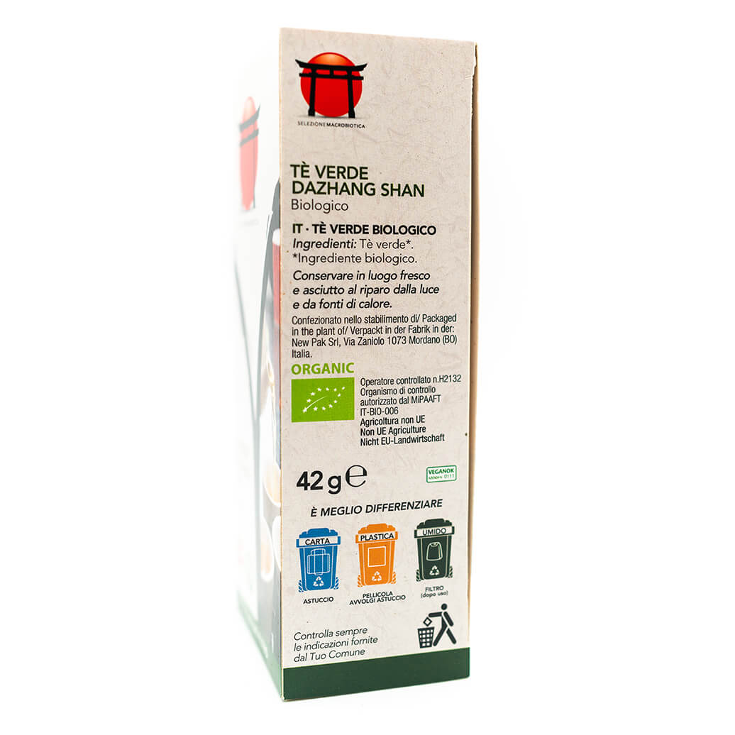 Tè verde Dazhang Shan - Biologico - Dieta Macrobiotica - Vivibio