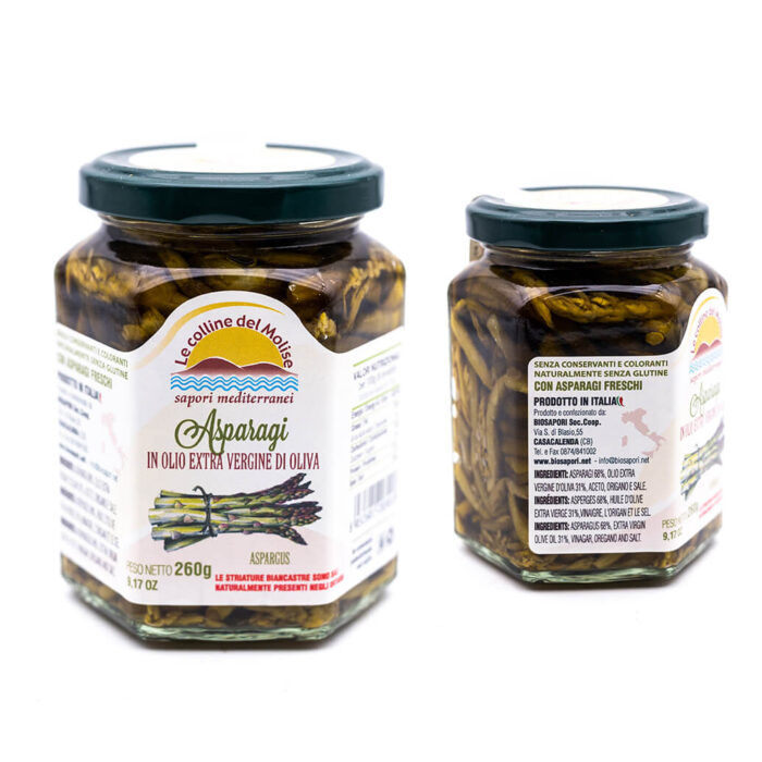 Asparagi in olio extra vergine di oliva – Colline del Molise - BioSapori