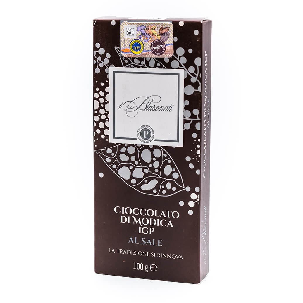 Cioccolato di Modica IGP al sale - I Blasonati