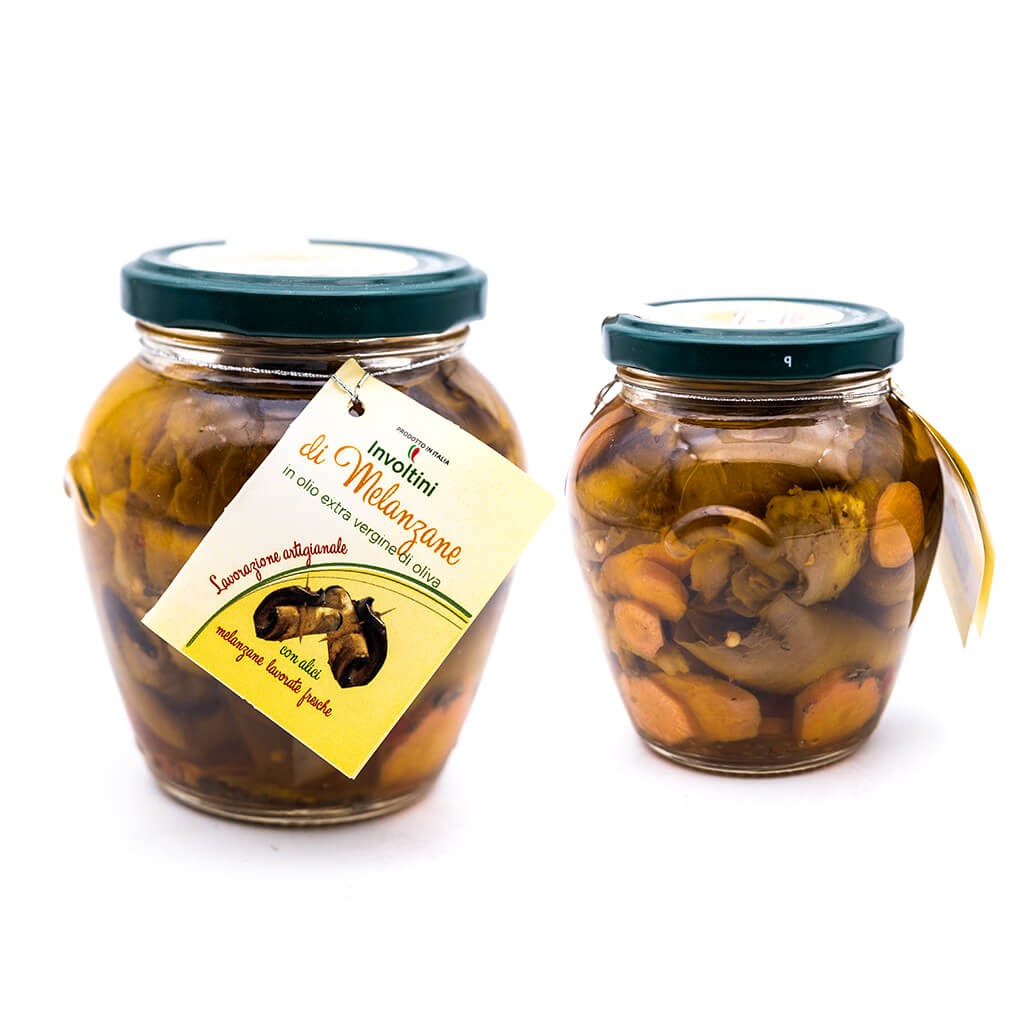 Involtini di melanzane in olio extra vergine di oliva - Colline del Molise - BioSapori