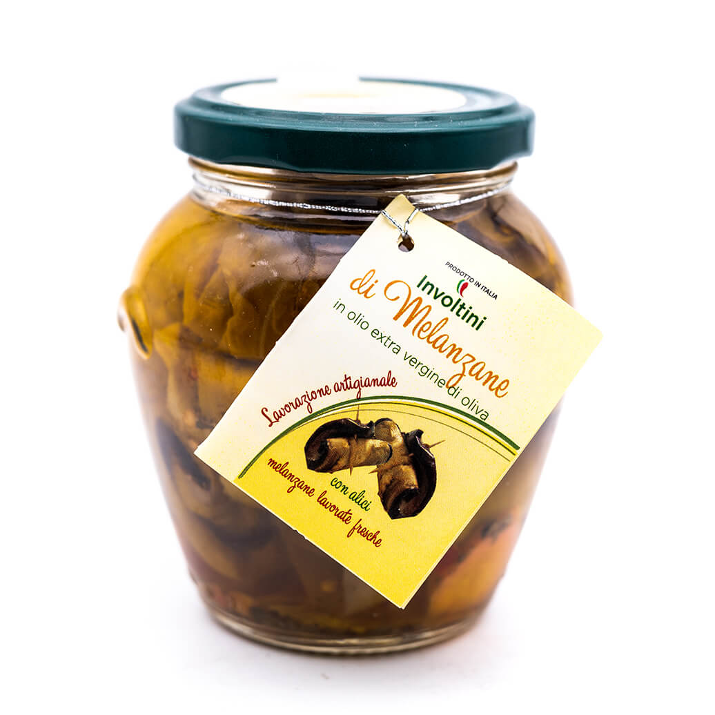 Involtini di melanzane in olio extra vergine di oliva - Colline del Molise - BioSapori