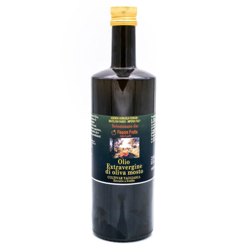 Olio extra vergine di oliva mosta - 500ml - Cultivar Taggiasca - Fissore Frutta