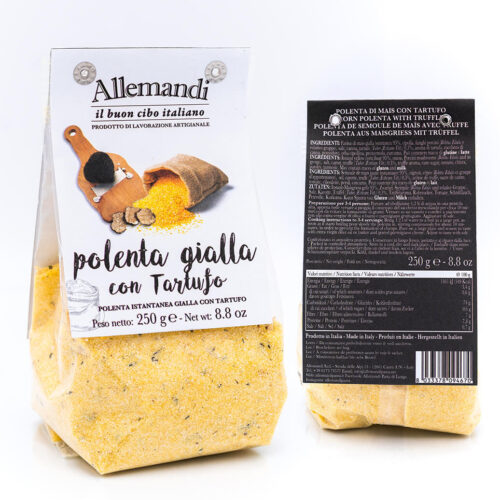 Polenta gialla con tartufo - Istantanea - Allemandi