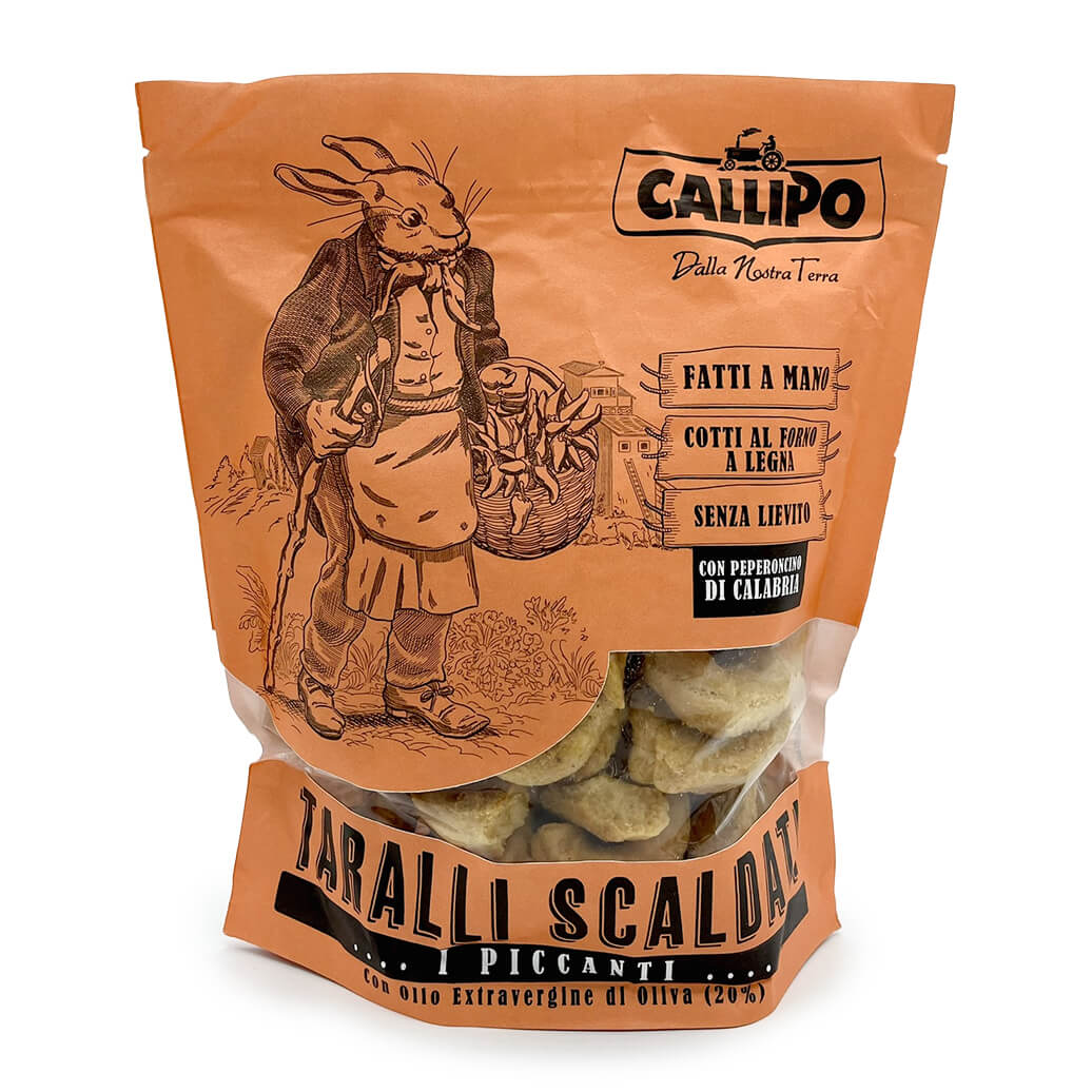 Taralli scaldati - Piccanti - Callipo - Saporelite - Fronte